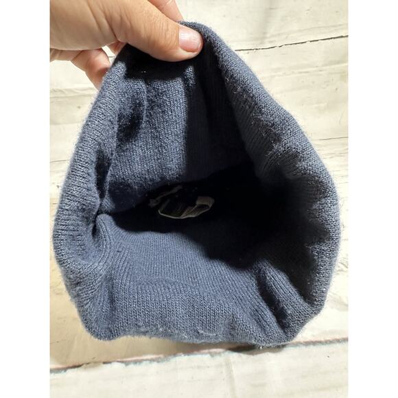 Adults' Unisex Katahdin Pom Hat, L.L.Bean Logo Navy Blue - Picture 3 of 7
